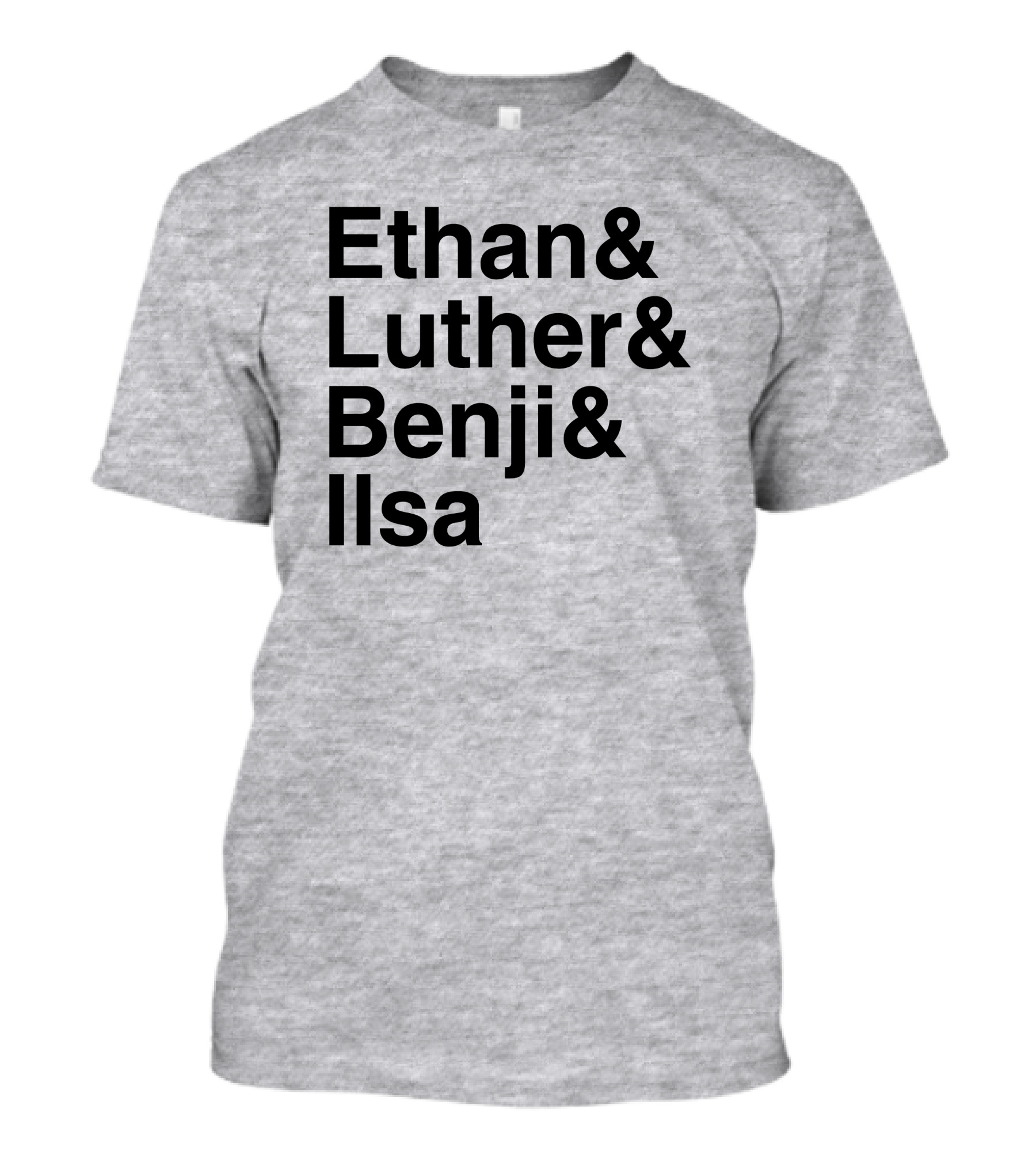 Mission Impossible Ethan Luther Benji Ilsa Characters T-Shirt