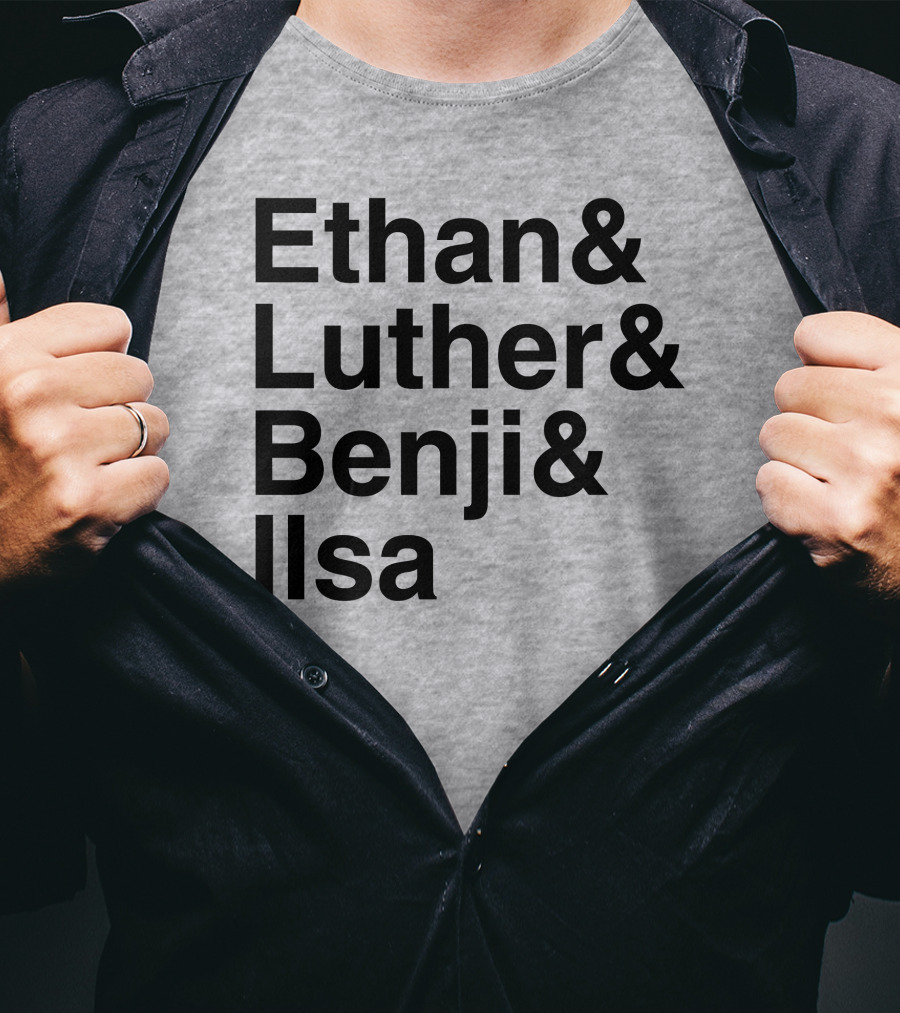 Mission Impossible Ethan Luther Benji Ilsa Characters T-Shirt