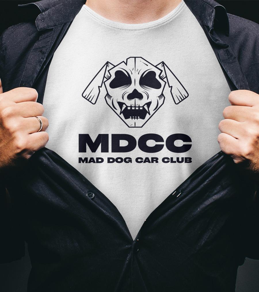 MDCC Mad Dog Car Club Skull T-Shirt