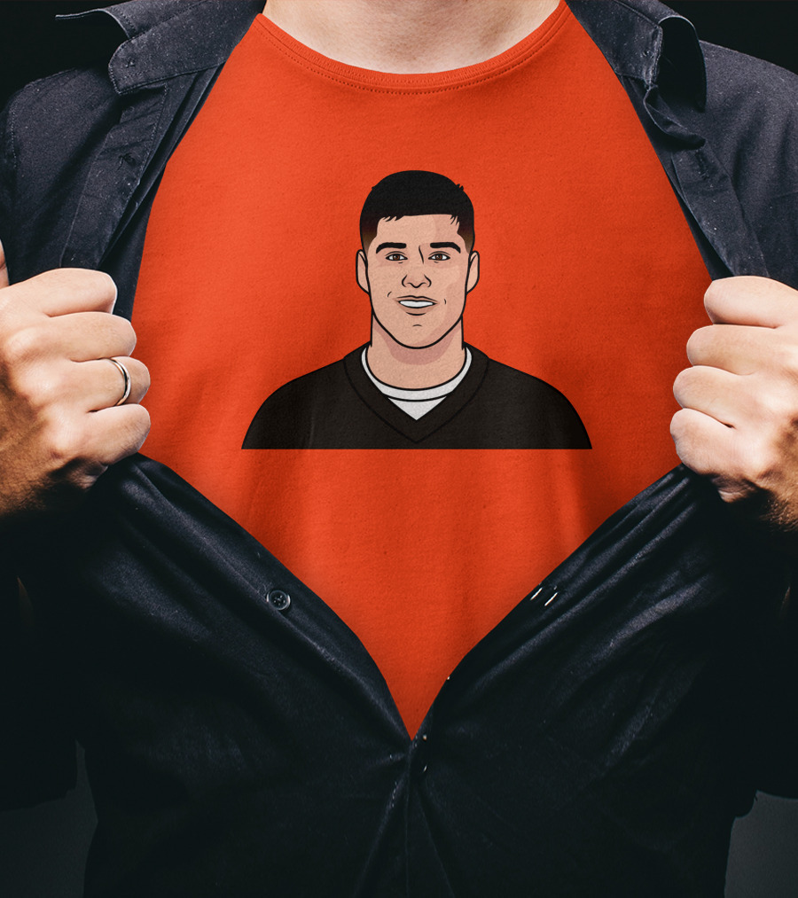 Mason Rudolph Illustrated Portrait On T-Shirt