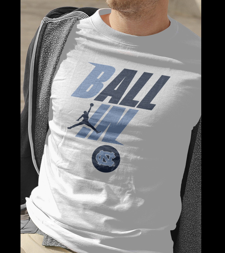 Goheels Shop Jordan Brand North Carolina Tar Heels Ball In Jumpman T-Shirt