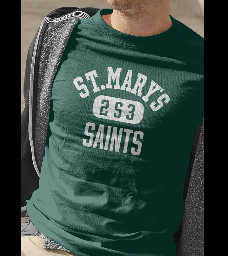 St. Mary's High School Saints 2S3 Team Spirit T-Shirt