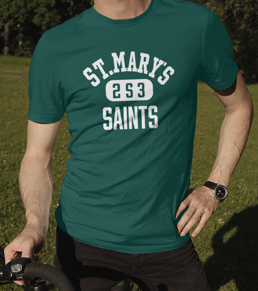 St. Mary's High School Saints 2S3 Team Spirit T-Shirt