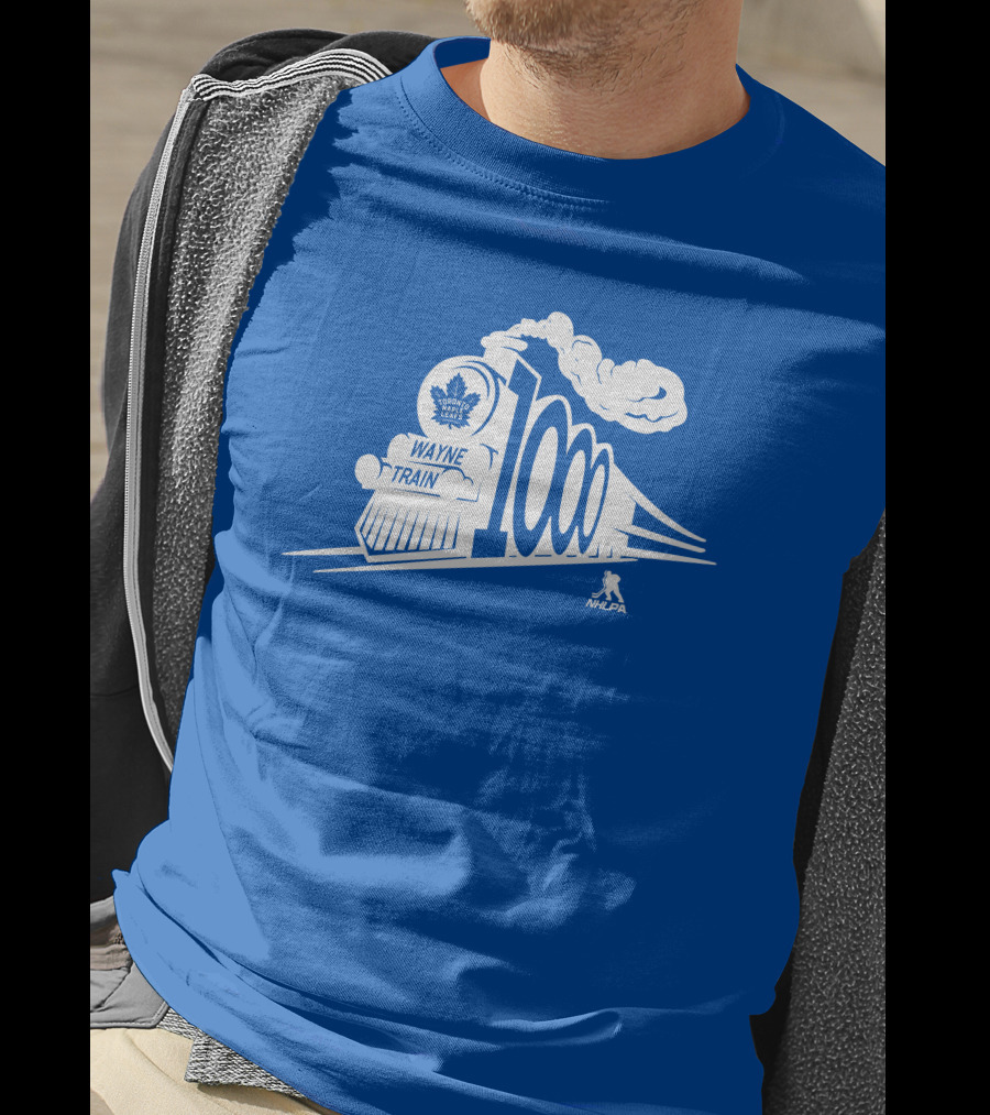 Sportsnet Wayne Train NHLPA 1000 Toronto Maple Leafs T-Shirt