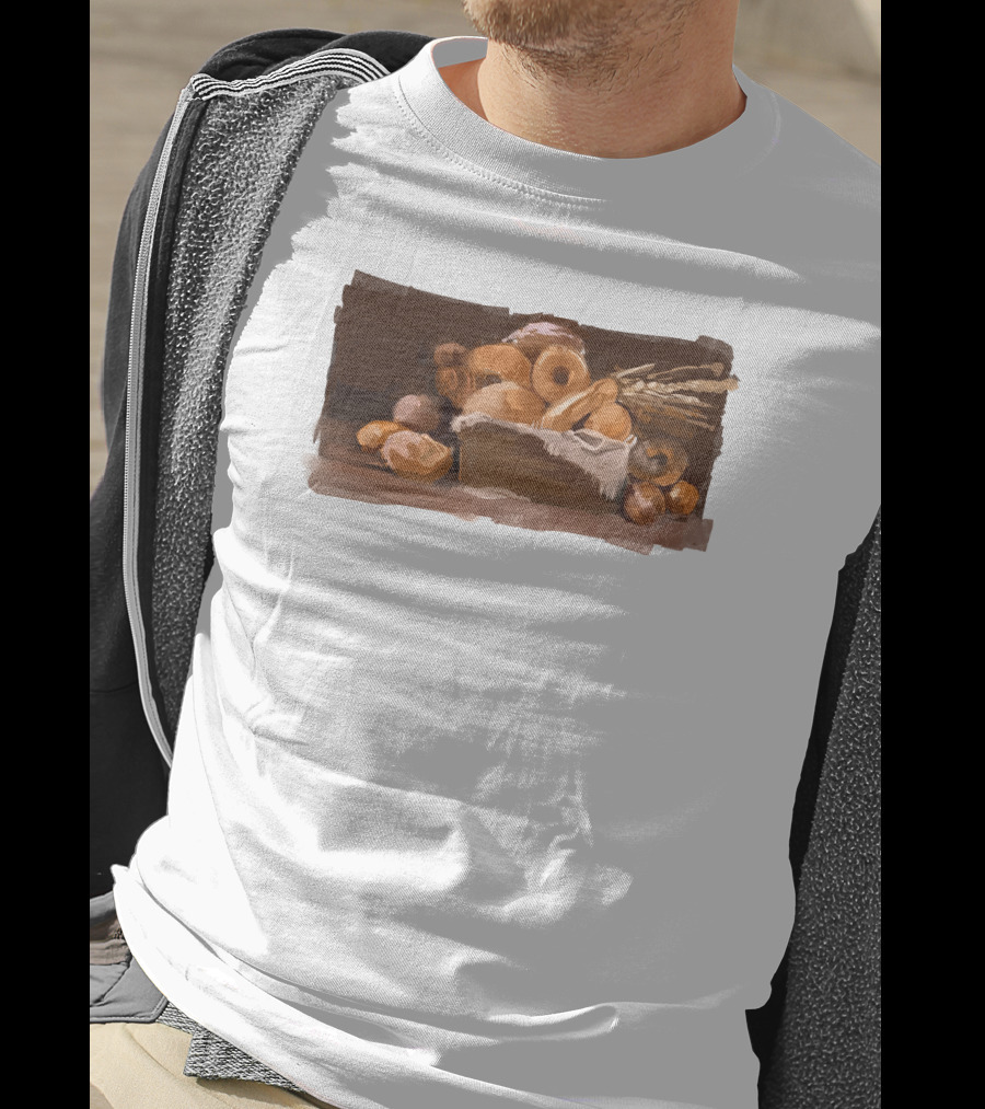 Wolfy The Witch Merchandise Bread Basket T-Shirt