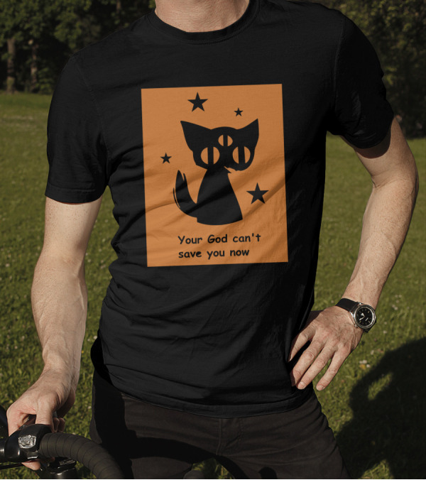 Rex Your God Can't Save You Now Three-Eyed Cat And Stars T-Shirt