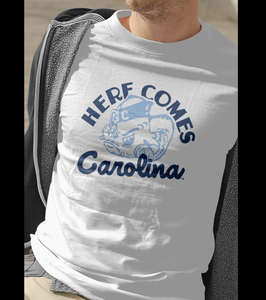 Herf Comes Carolina Tar Heel Ram T-Shirt