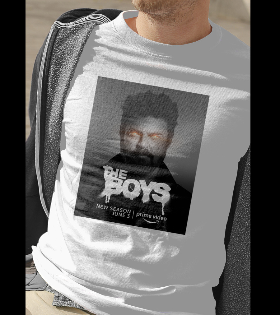 The Boys New Season June 3 Prime Video Superhero Dark T-Shirt
