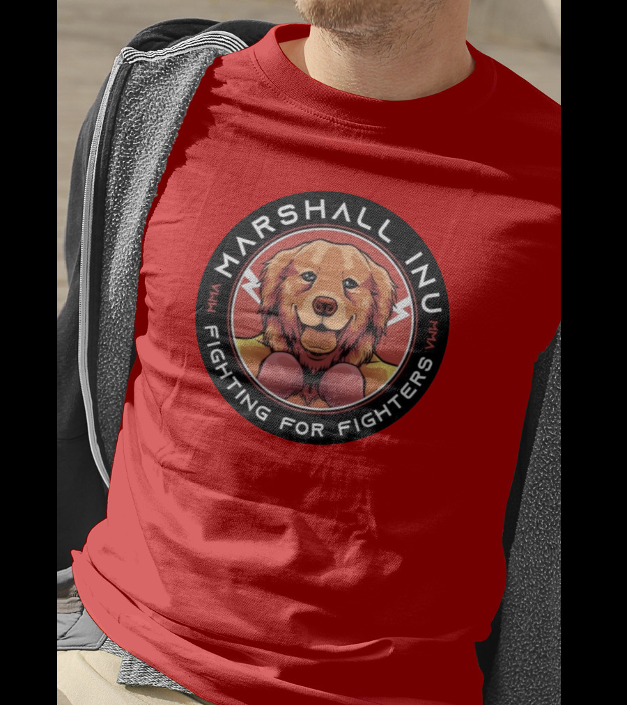 Marshall Inu Mma Fighting For Fighters T-Shirt