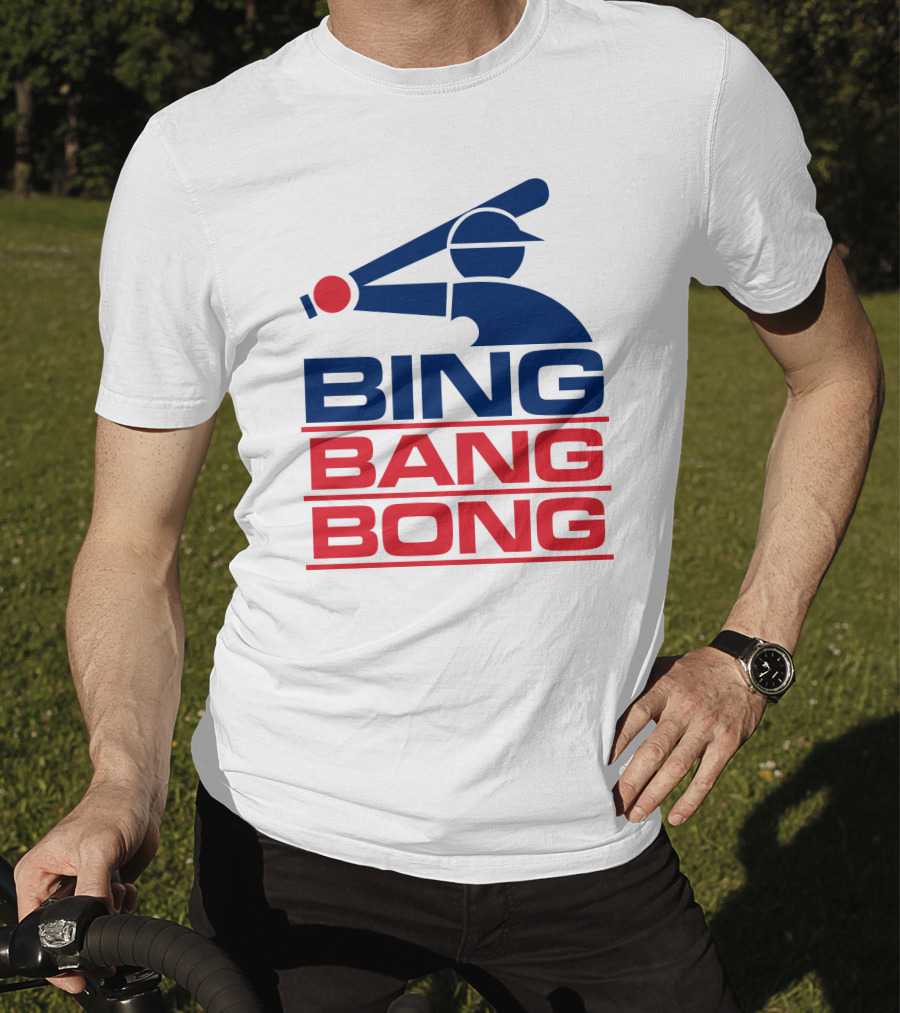 Bing Bang Bong Baseball Player T-Shirt