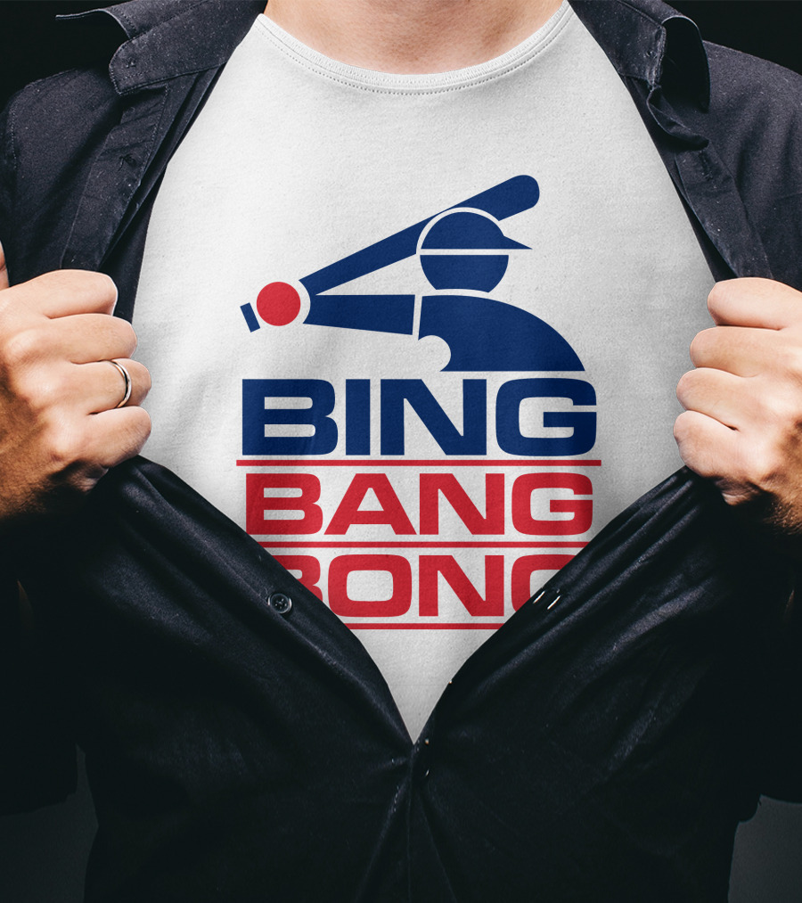 Bing Bang Bong Baseball Player T-Shirt