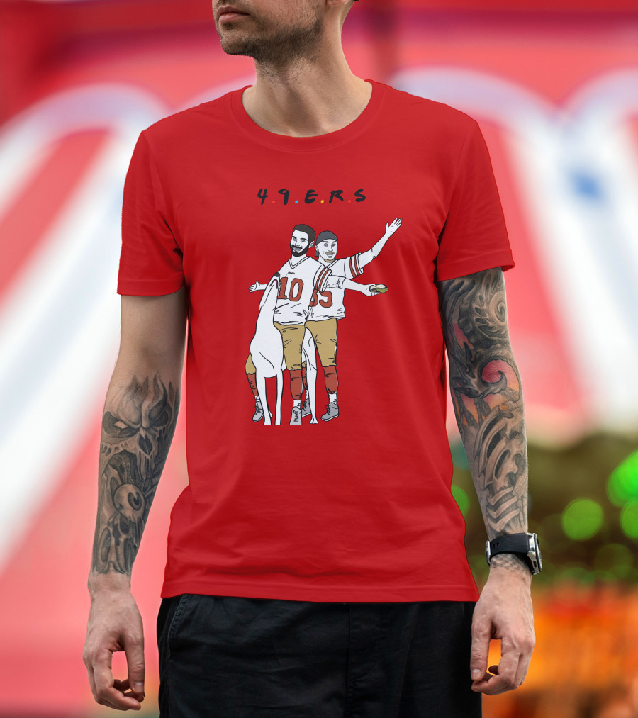 Rita Oak Friends Jimmy Garoppolo Brian Hill Dog 49ers Football Fun T-Shirt