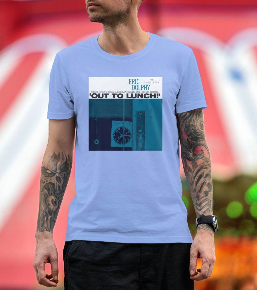 Blue Note Records Eric Dolphy Freddie Hubbard Bobby Hutcherson Richard Davis Anthony Williams Out to Lunch T-Shirt