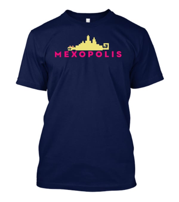 Mexopolis Jorge R. Gutierrez Cityscape Skyline T-Shirt
