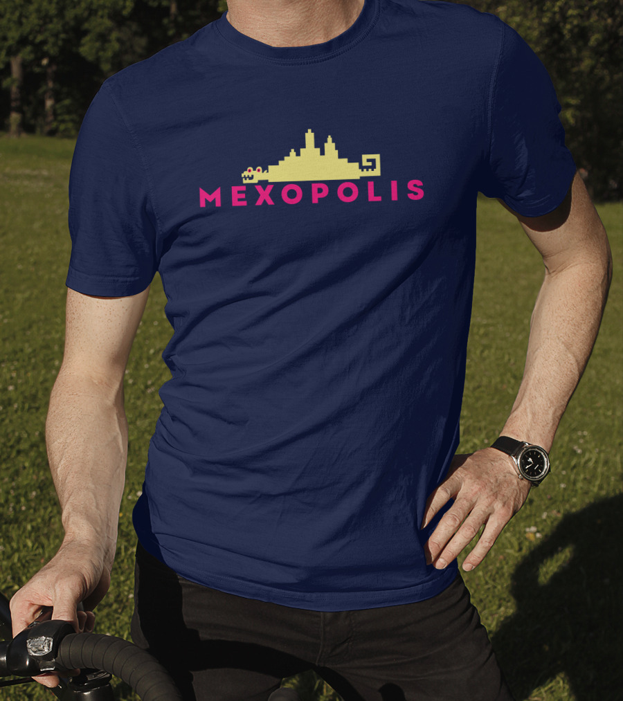 Mexopolis Jorge R. Gutierrez Cityscape Skyline T-Shirt