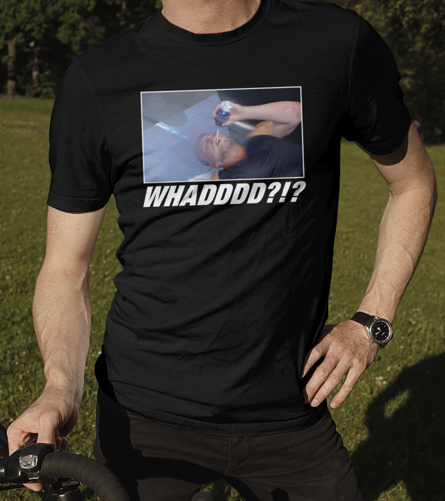The Pat Mcafee Show Merch WHADDDD?? Whipped Cream Moment T-Shirt