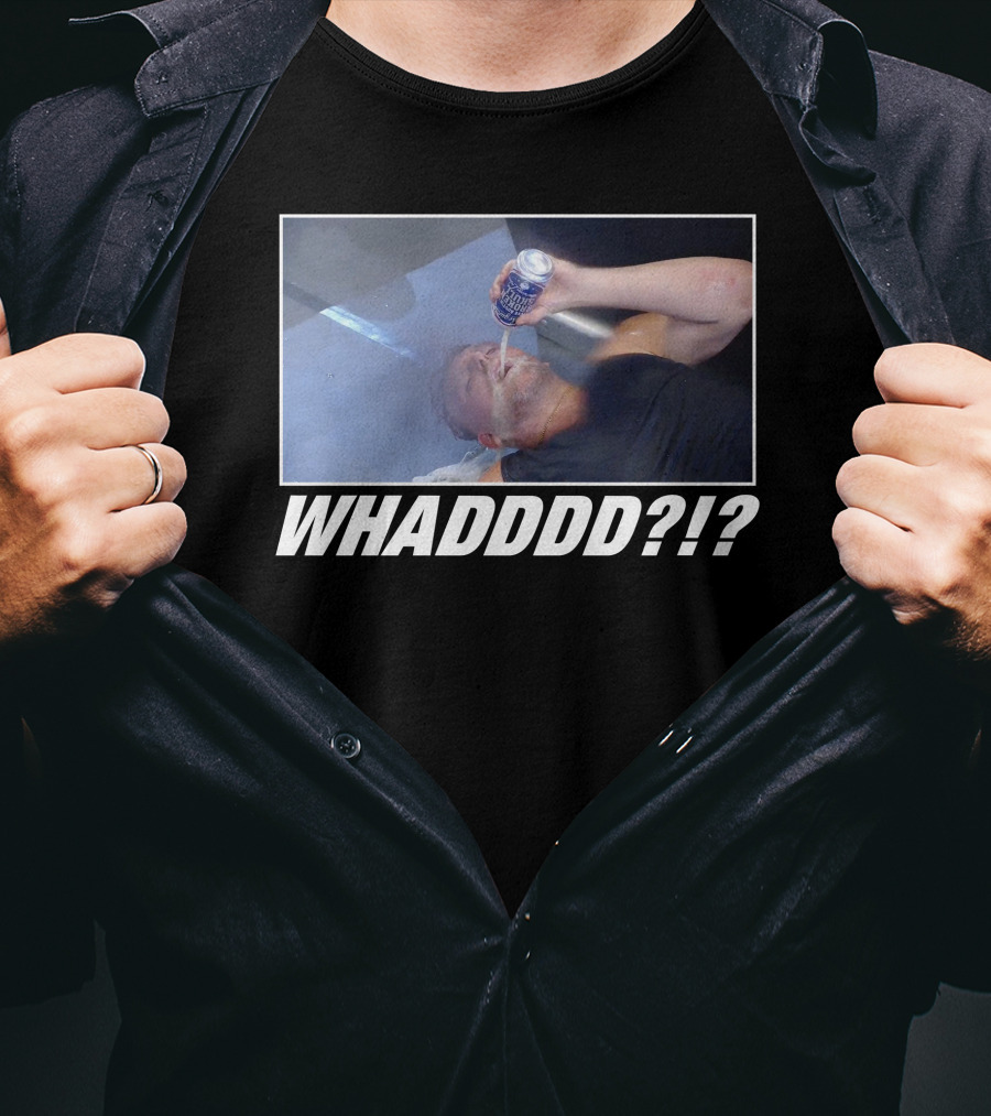 The Pat Mcafee Show Merch WHADDDD?? Whipped Cream Moment T-Shirt