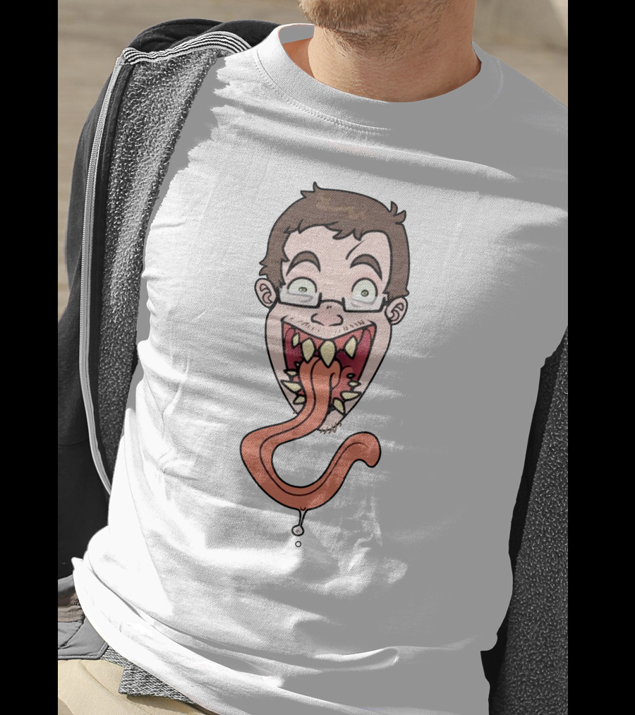Ricky Berwick Merch Ricky Funny Cartoon Face With Long Tongue T-Shirt