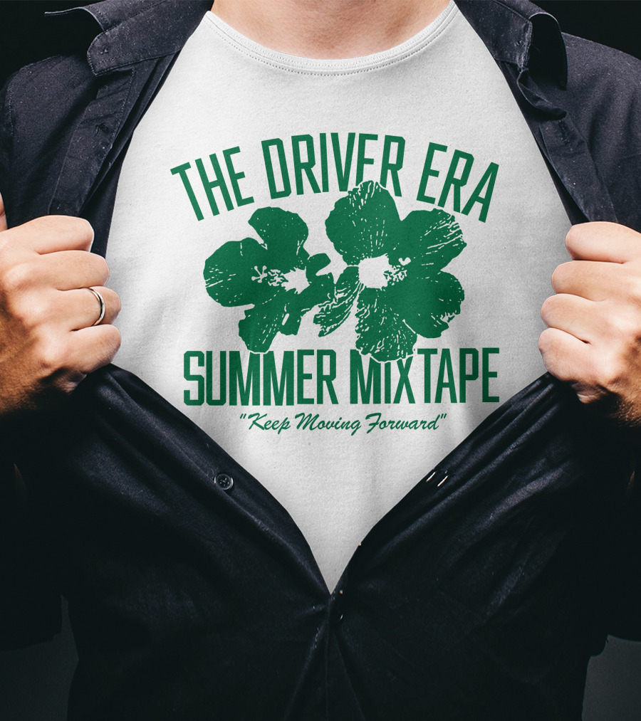 The Driver Era Summer Mixtape Keep Moving Forward Hibiscus T-Shirt