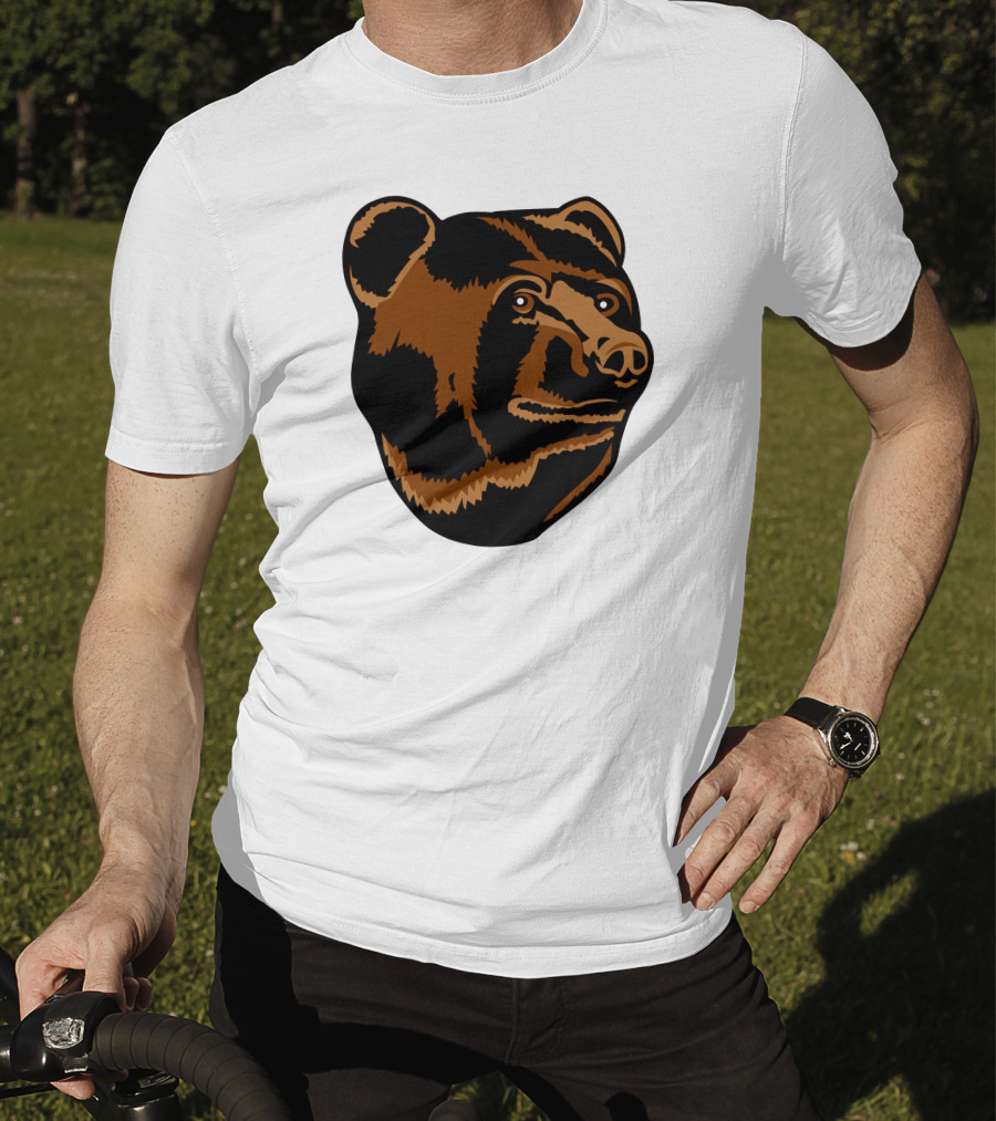 Boston Bruins Logo Bear Head T-Shirt