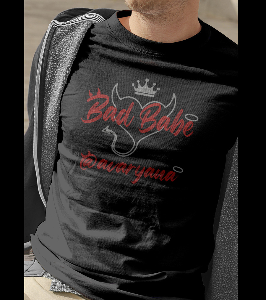 Bad Babe Avaryana Devil Crown Halo Tail T-Shirt