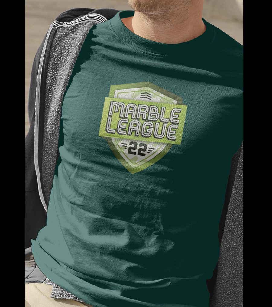 Marble League 22 Jelle's Marble Runs Badge T-Shirt