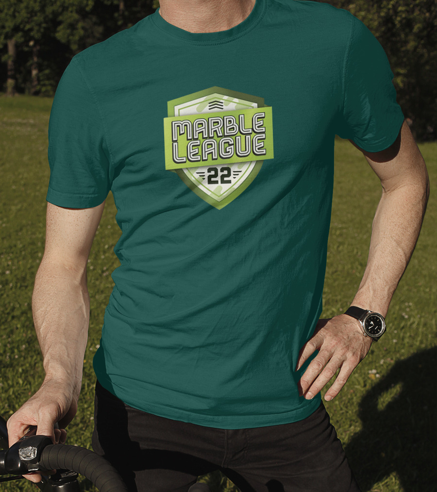Marble League 22 Jelle's Marble Runs Badge T-Shirt