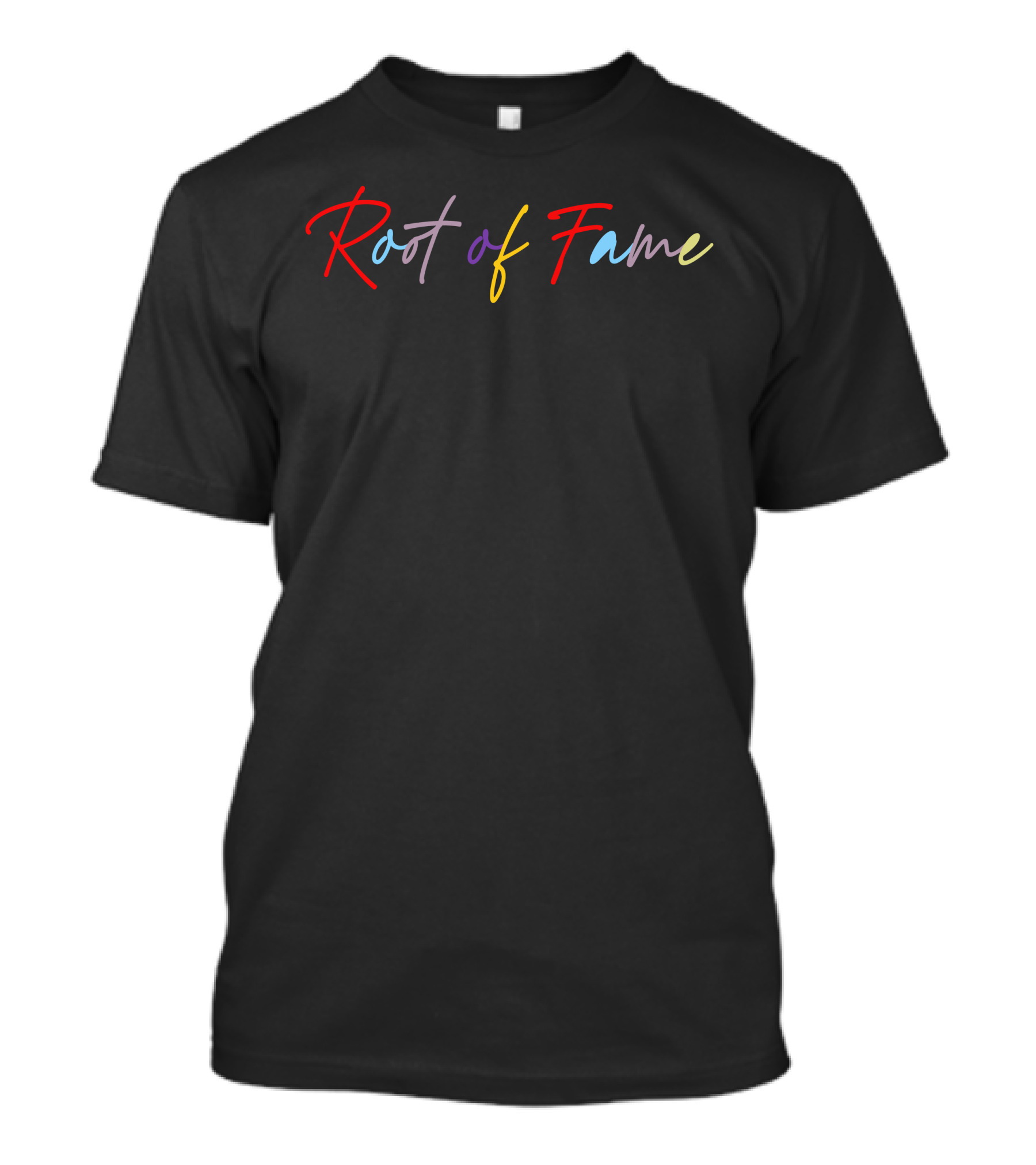 Root Of Fame Multicolor Script T-Shirt