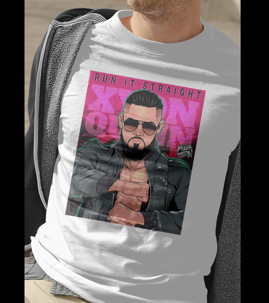 Run It Straight Xyon Quinn Miles Media Original T-Shirt