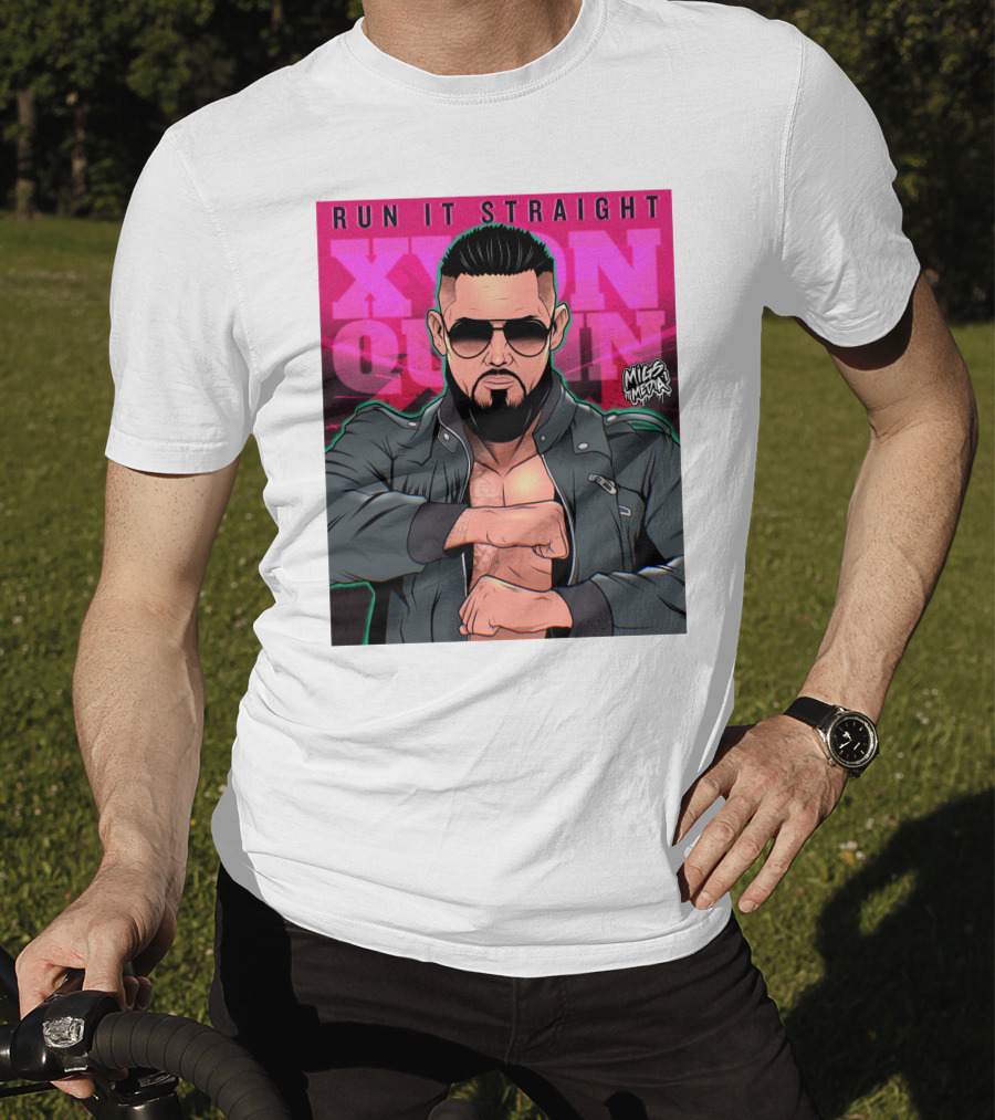 Run It Straight Xyon Quinn Miles Media Original T-Shirt
