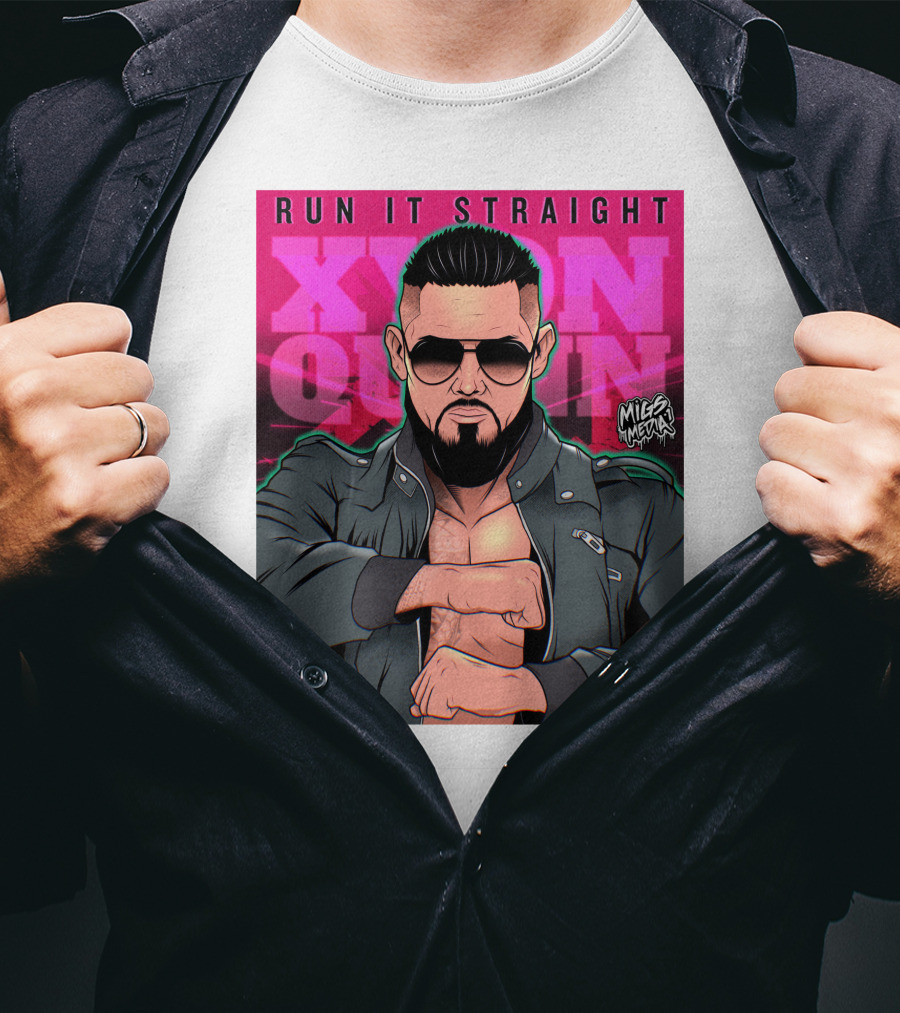Run It Straight Xyon Quinn Miles Media Original T-Shirt