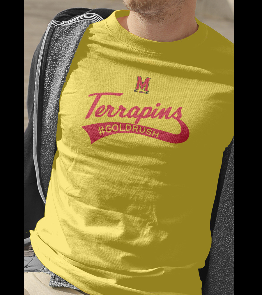 Terrapins #GOLDRUSH Maryland Terrapins M T-Shirt
