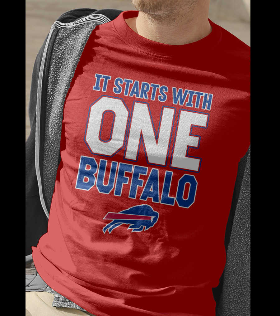 Ken Dorsey It Starts With One Buffalo Bills T-Shirt