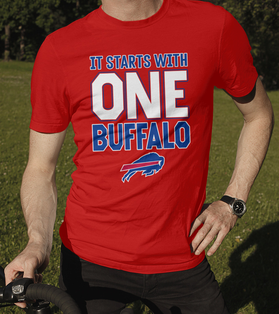 Ken Dorsey It Starts With One Buffalo Bills T-Shirt