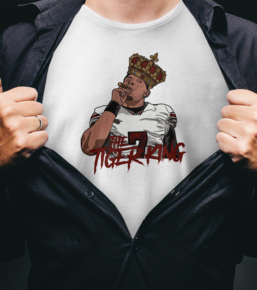 The Tiger King Spencer Rattler Crowned Quarterback T-Shirt