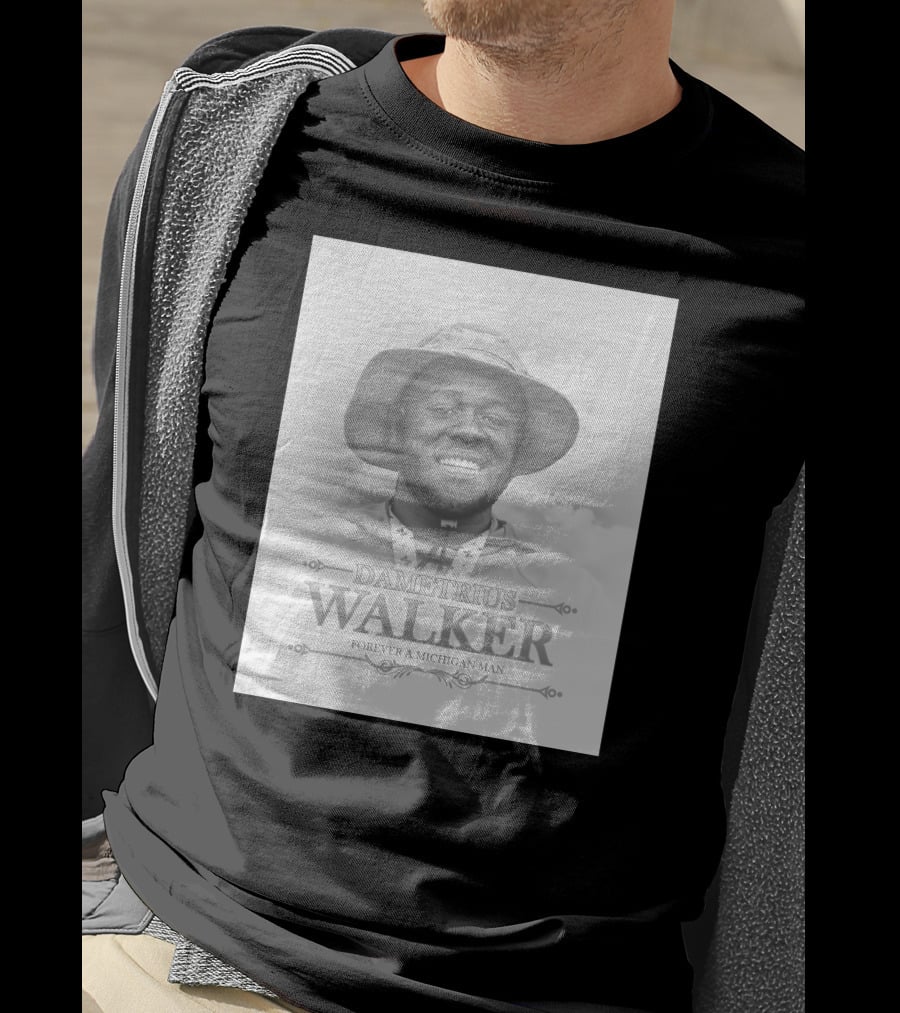 Dametrius Walker Forever A Michigan Man Michigan Football T-Shirt