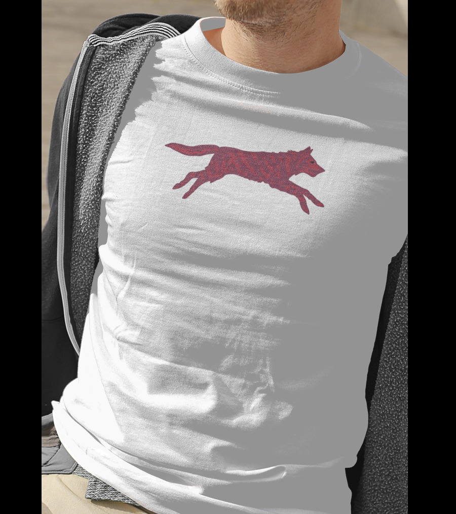 Greyson Crimson Wolf Leaping T-Shirt