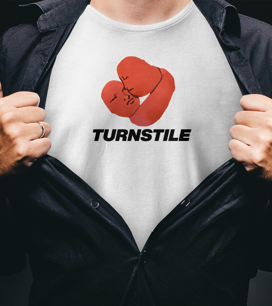 Turnstile Embrace Orange Faces T-Shirt