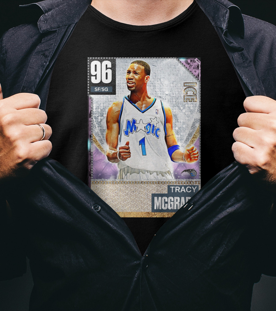 96 Tracy McGrady Magic SF/SG Ice T-Shirt