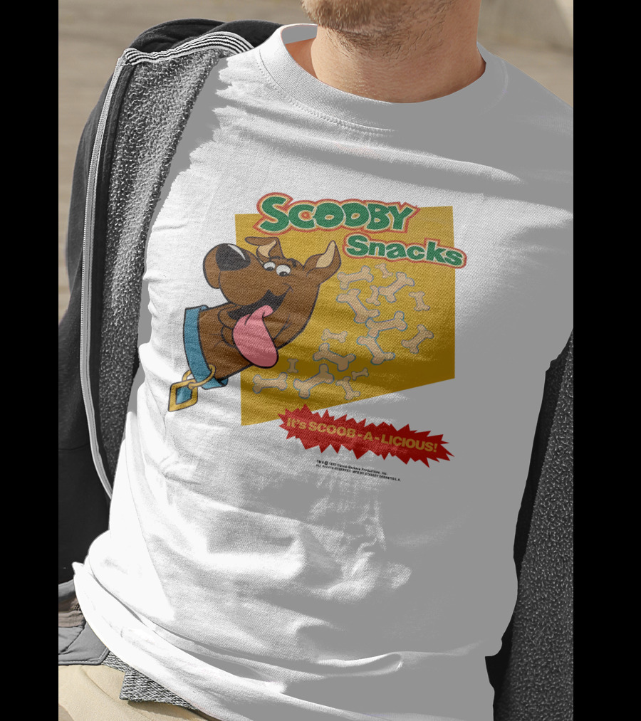 Scooby Snacks It's Scoob-A-Licious With Scooby-Doo And Bones T-Shirt