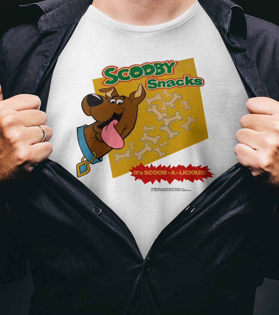 Scooby Snacks It's Scoob-A-Licious With Scooby-Doo And Bones T-Shirt