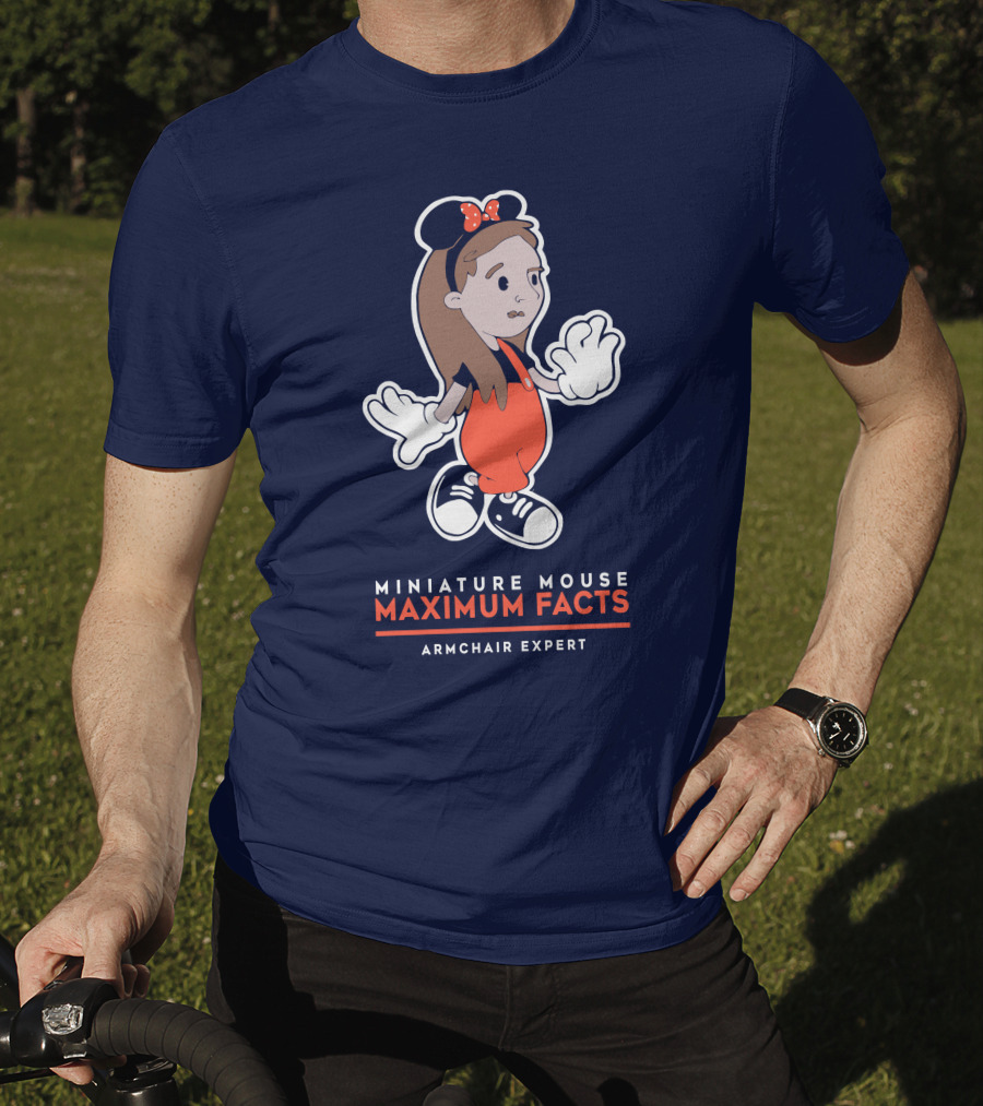 Miniature Mouse Maximum Facts Armchair Expert Disney Crossover T-Shirt