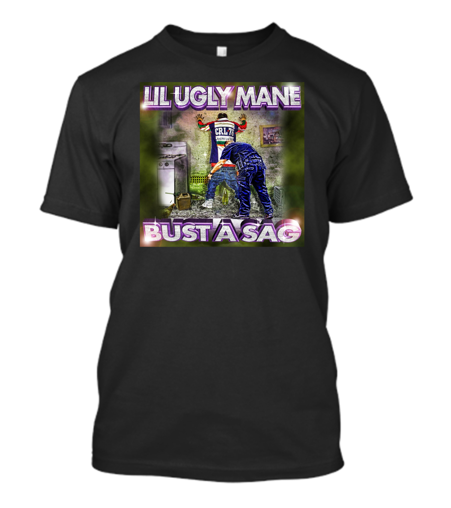 Lil Ugly Mane CRL 70 Bust A Sag T-Shirt