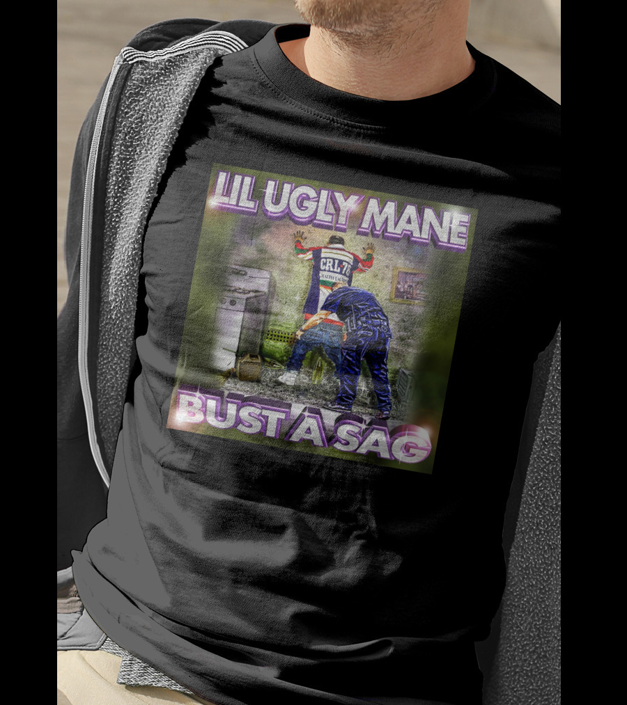 Lil Ugly Mane CRL 70 Bust A Sag T-Shirt