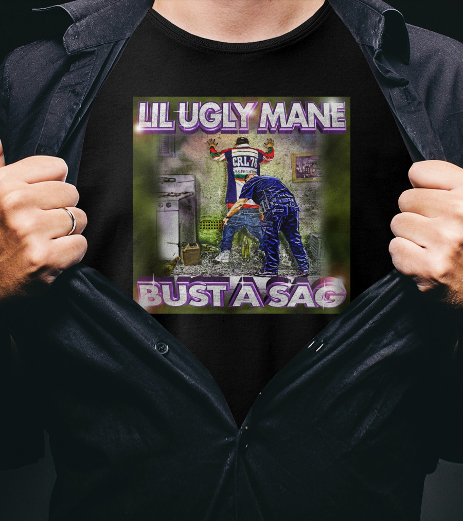 Lil Ugly Mane CRL 70 Bust A Sag T-Shirt