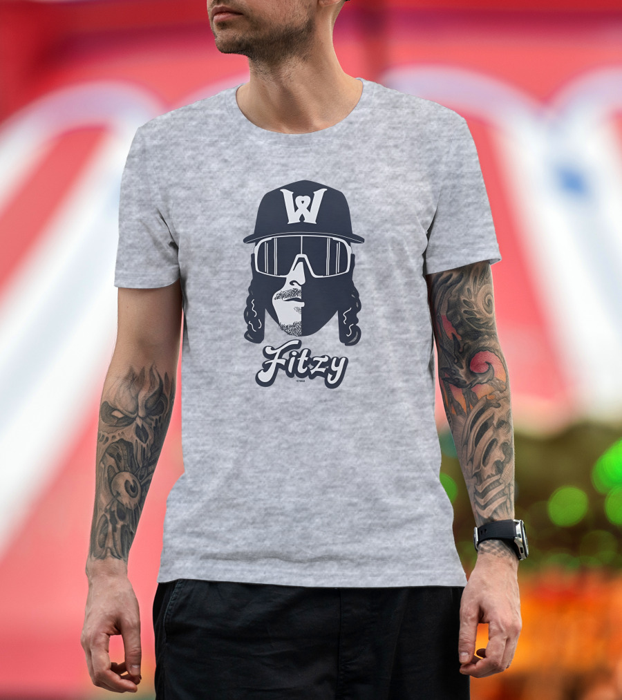 Worcester Red Sox Fitzy '47 Grey Shadow Face W T-Shirt