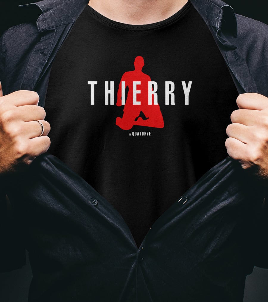 THIERRY #QUATORZE Red T-Shirt
