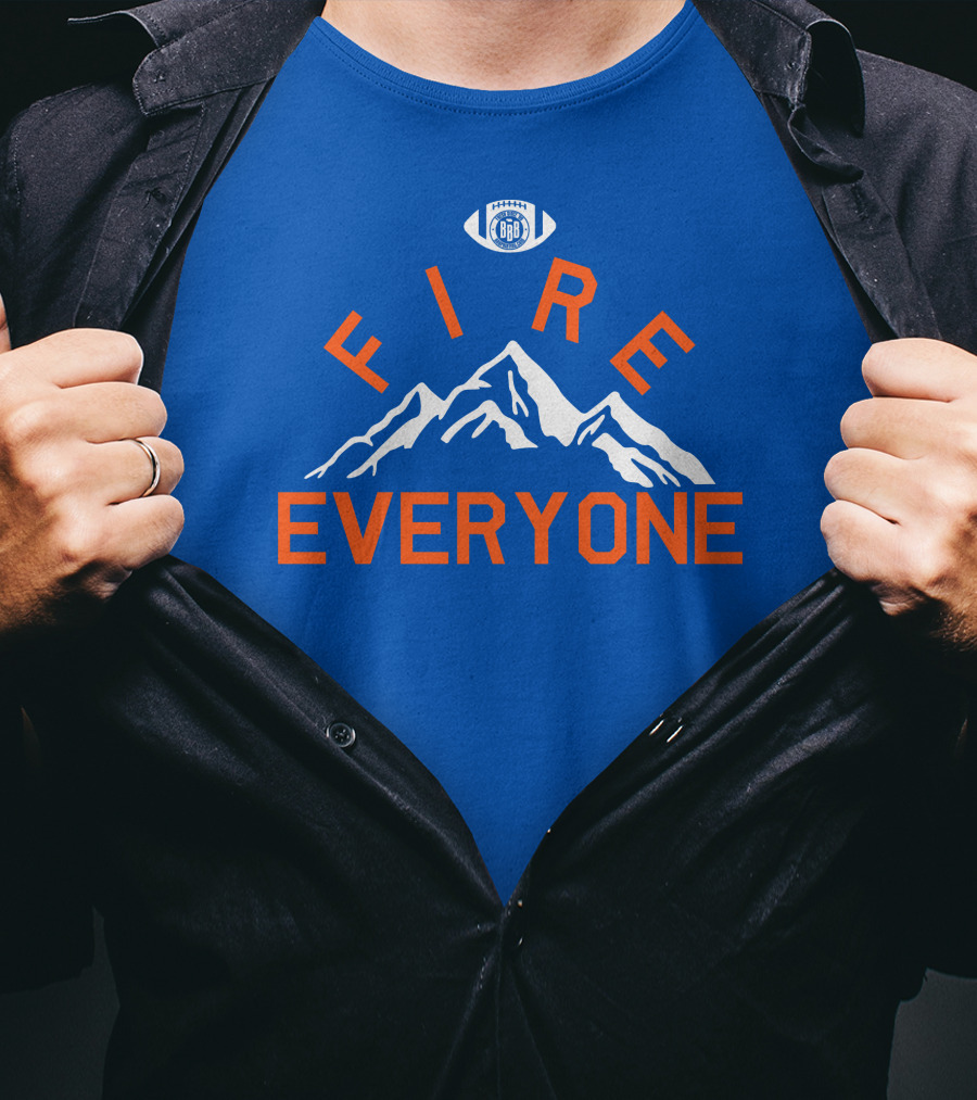Triple B Everyone Fire Football Mountain T-Shirt
