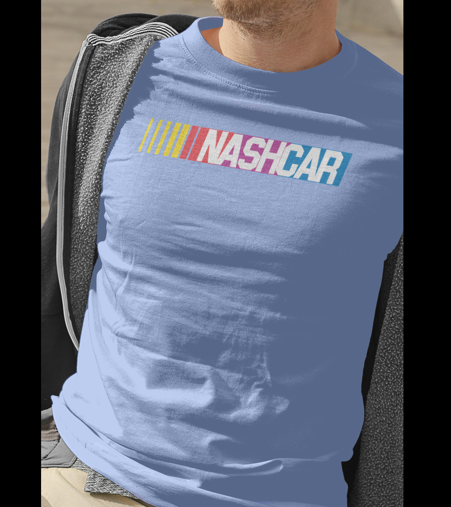 Wobovan Mitchell Nashcar Racing Strip T-Shirt