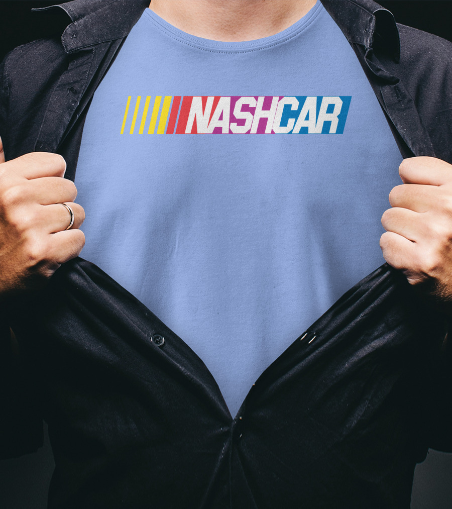 Wobovan Mitchell Nashcar Racing Strip T-Shirt